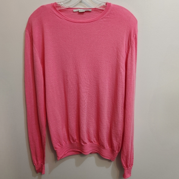 Stella Mccartney Pink Virgin Wool Sweater Size 44, (8-10